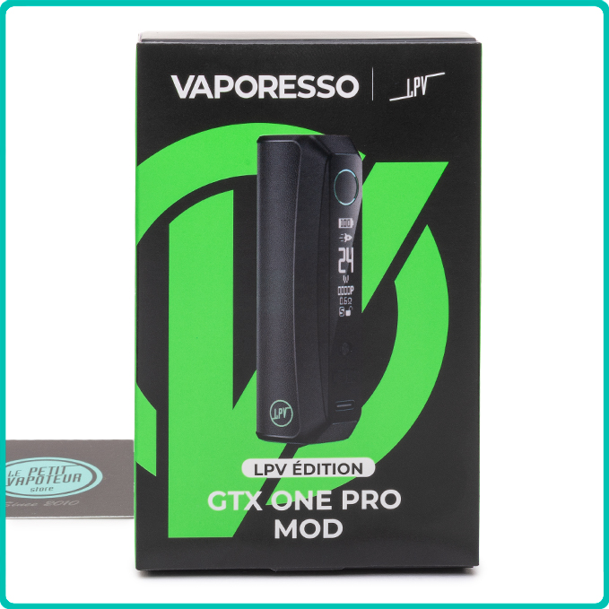 Packaging de la Box GTX One Pro LPV Edition